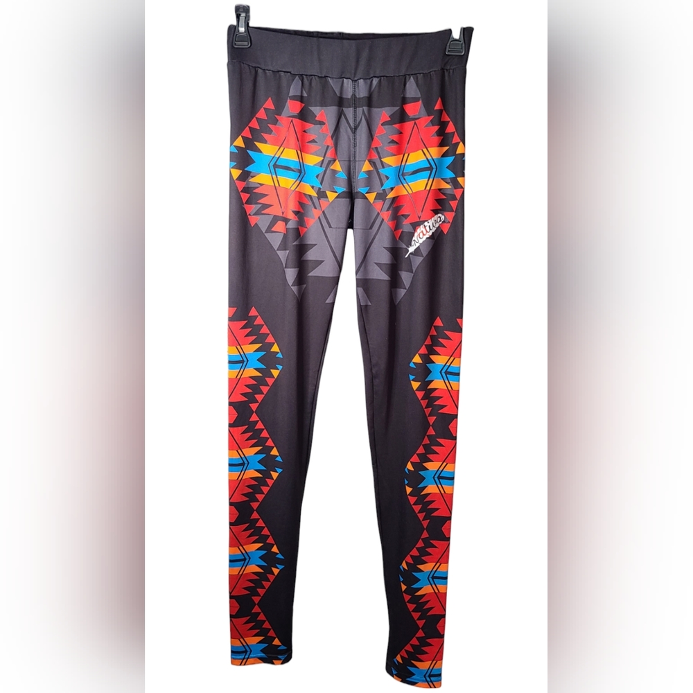 Native design workout leggings